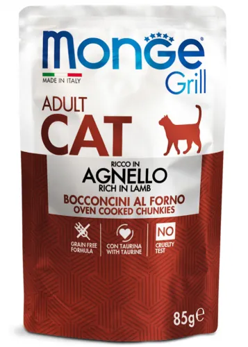 Grill cat adult agnello bustina 85 gr