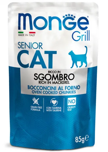 Grill cat senior sgombro bustina 85 gr