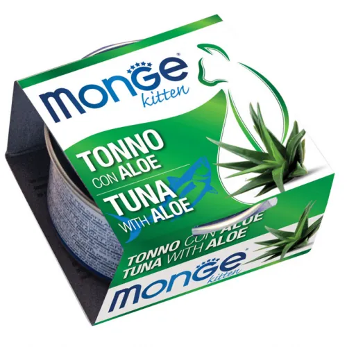 Monge cat fruit kitten tonno e aloe lattina 80 gr