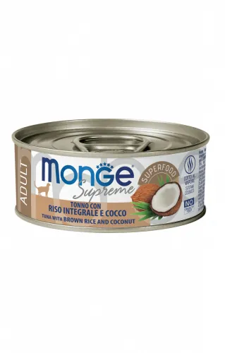 Monge supreme kitten tonno riso e cocco lattina 80 gr