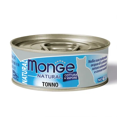 Monge cat natural tonno atlantico lattina 80 gr