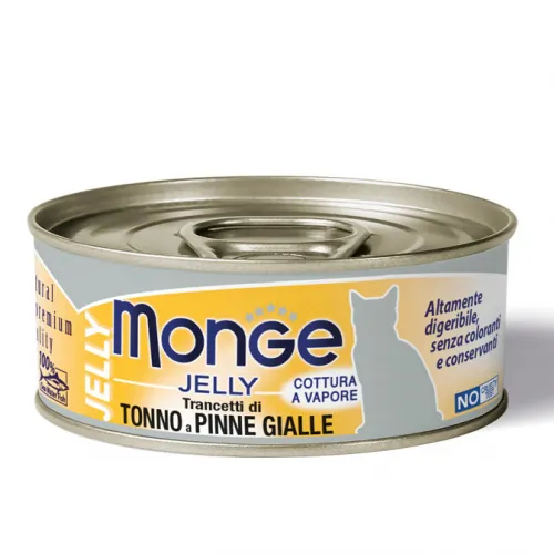 Monge cat jelly tranci di tonno lattina 80 gr