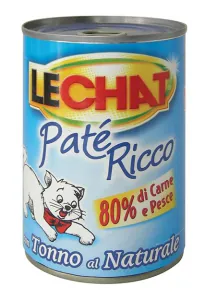 Lechat pate' ricco tonno al naturale lattina 400 gr