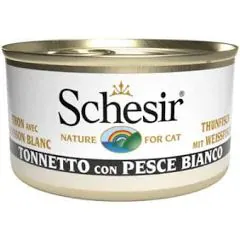 Schesir gatto tonno e alicette in brodo lattina 70 gr