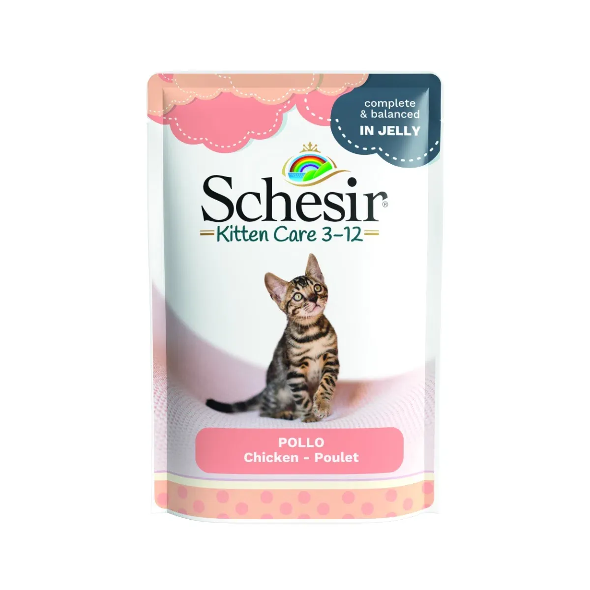 Schesir soft gatto kitten pollo bustina 85 gr