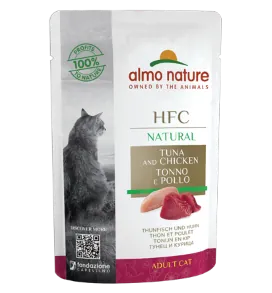 Hfc cat natural tonno e pollo bustina 55 gr