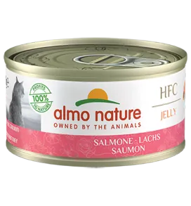 Hfc cat jelly salmone lattina 70 gr