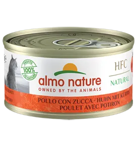 Hfc cat natural pollo e zucca lattina 70 gr