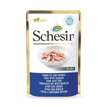 Schesir gatto tonnetto e spigola jelly bustina 85 gr