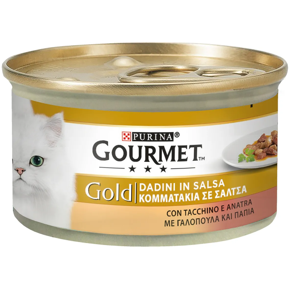 Gourmet gold dadini anatra e tacchino 85 gr
