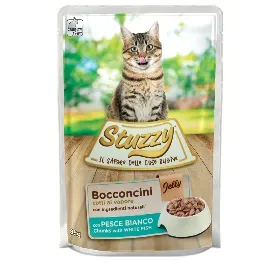 Stuzzy gatto jelly pesce bianco bustina 85 gr