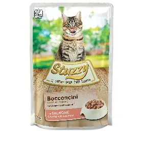 Stuzzy gatto salmone bustina 85 gr