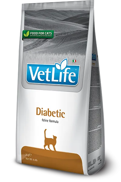 Vet life cat diabetic 2 kg