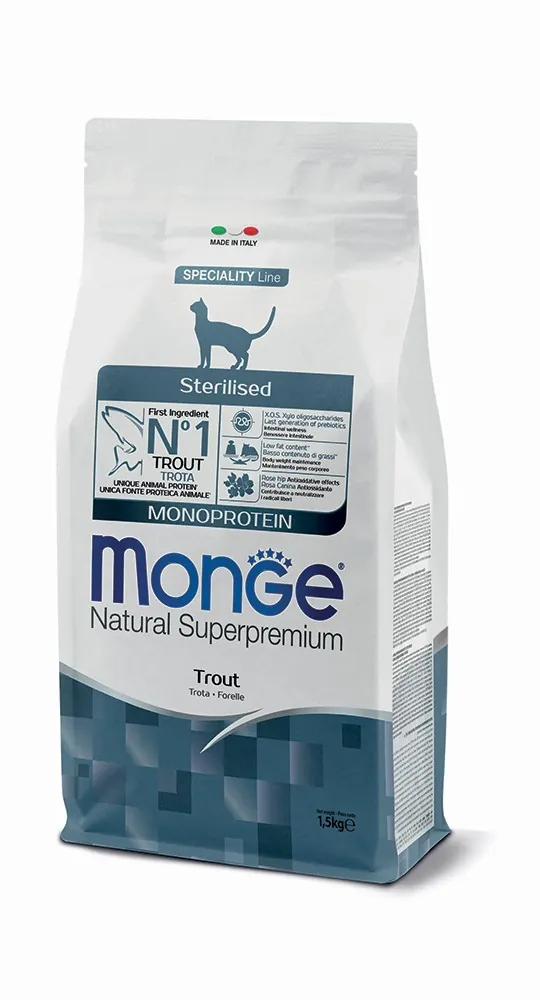 Monge cat sterilized trota 10 kg