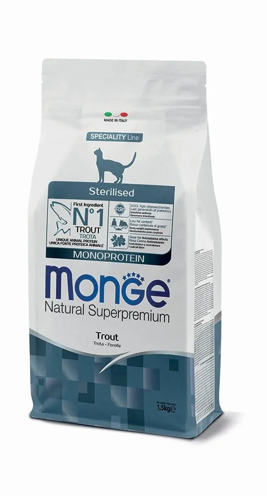 Monge cat sterilized trota 400 gr