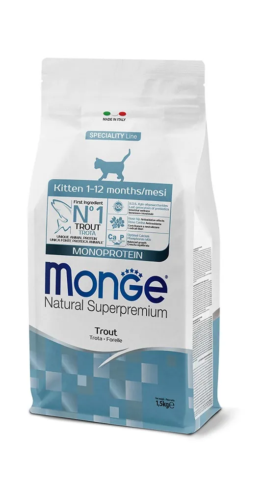 Monge cat kitten trota 1,5 kg