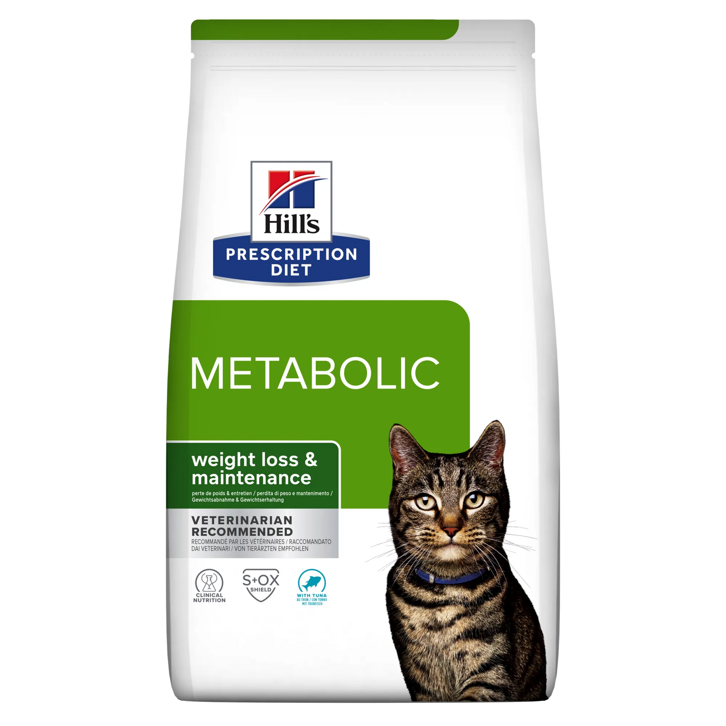 Hills gatto metabolic tonno 3 kg