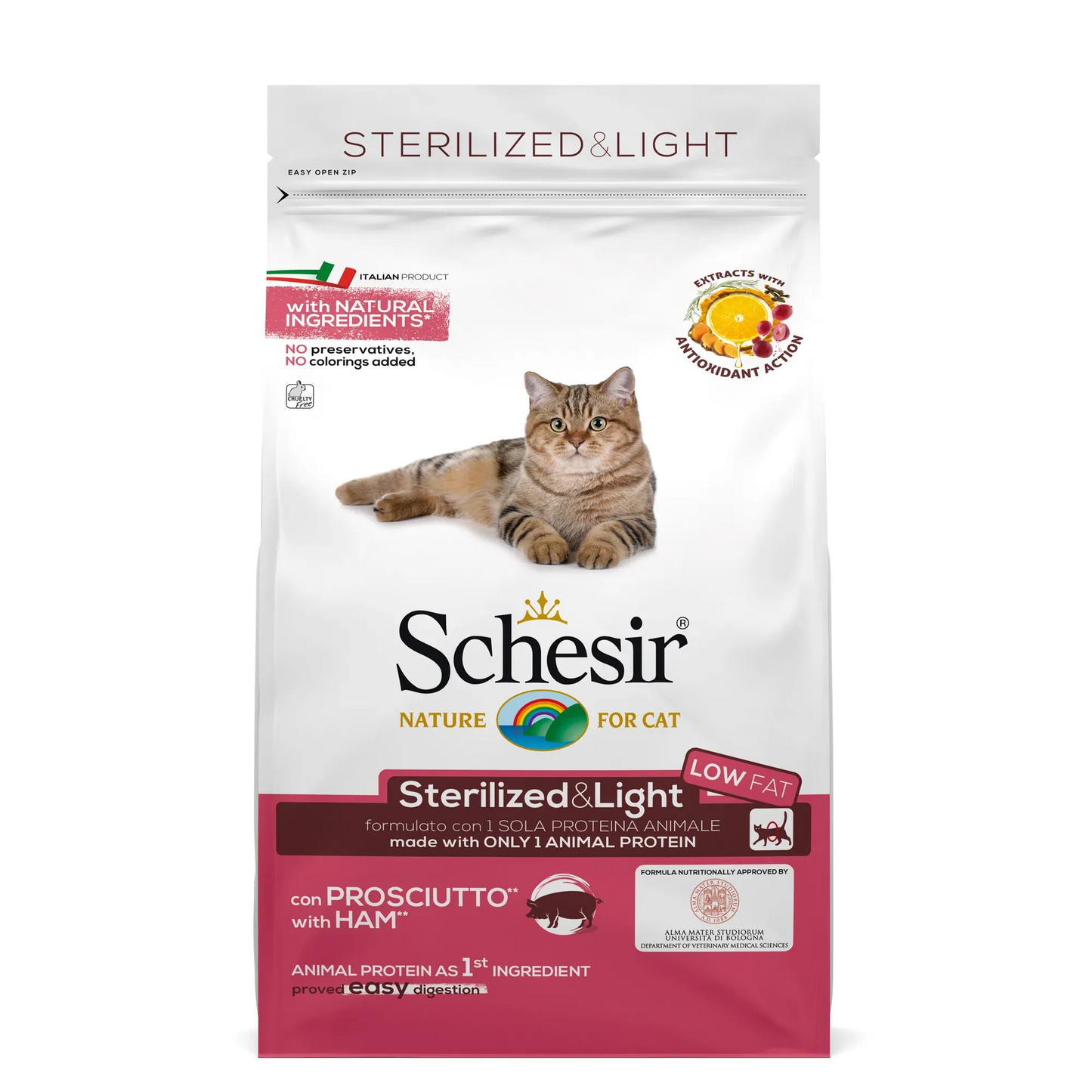 Schesir gatto sterilized prosciutto 400 gr