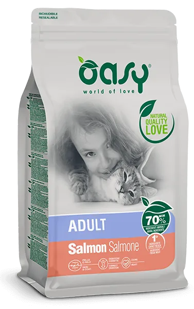 Oasy cat salmone 300 gr