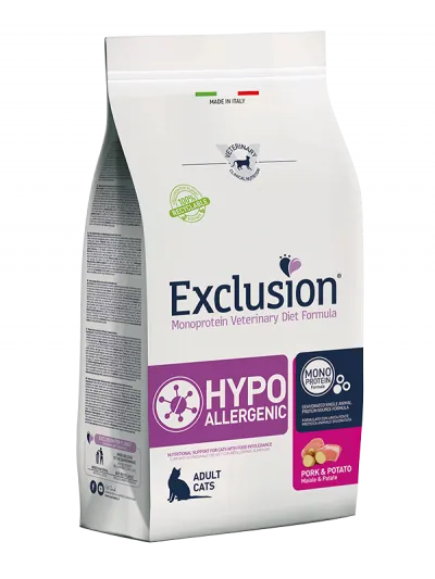 Exclusion cat hypo maiale e patate 1,5 kg