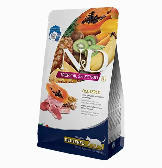 Nd cat tropical selection agnello neutered 300 gr