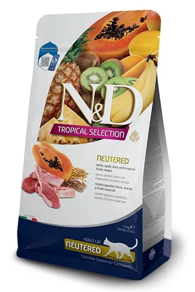 Nd cat tropical selection agnello neutered 1,5 kg