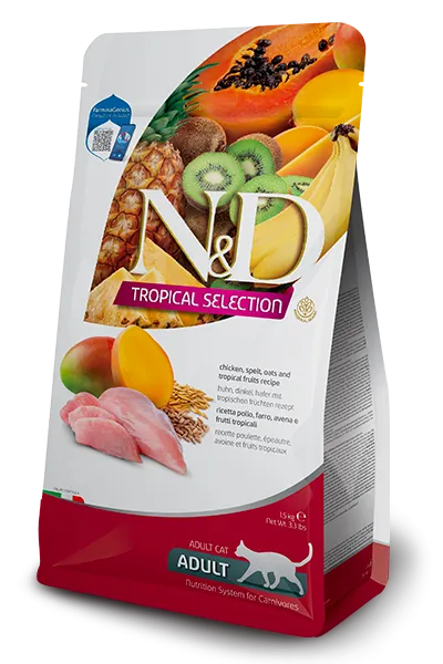 Nd cat tropical selection pollo 1,5 kg