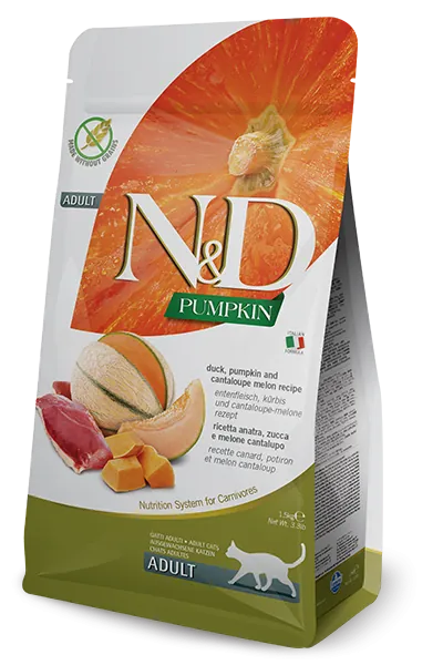 Nd cat zucca anatra e melone 5 kg