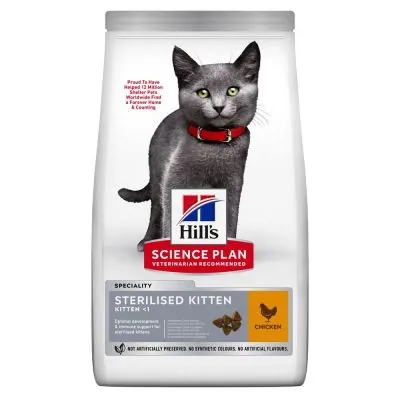 Hills gatto sterilized kitten pollo 300 gr