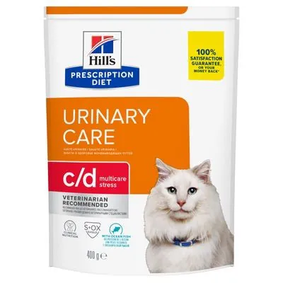 Hills gatto c/d urinary stress pesce 400 gr