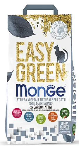 Lettiera easy green carboni attivi 10 lt 3,8 kg