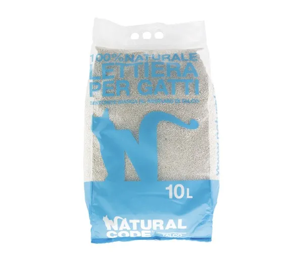Natural code lettiera bentonite talco 10 litri