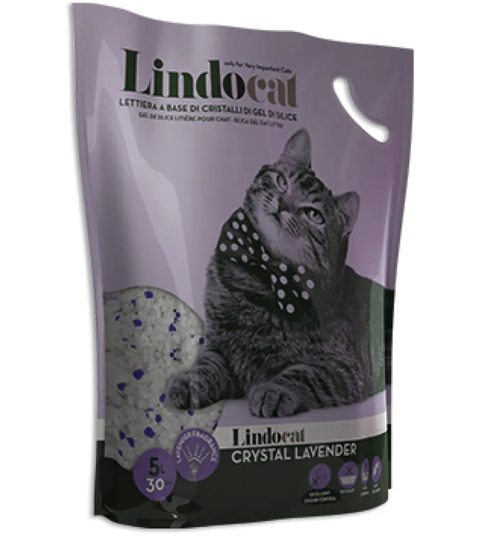 Lindocat crystal silicio lavanda 16 litri