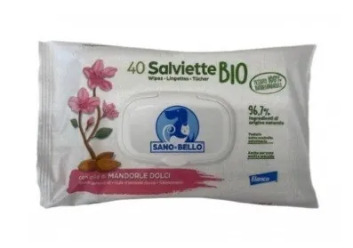 Salviette elanco bio olio di mandorle dolci 40 pz