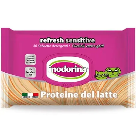 Salviette inodorina latte 40 pz