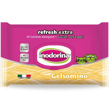Salviette inodorina gelsomino 40 pz