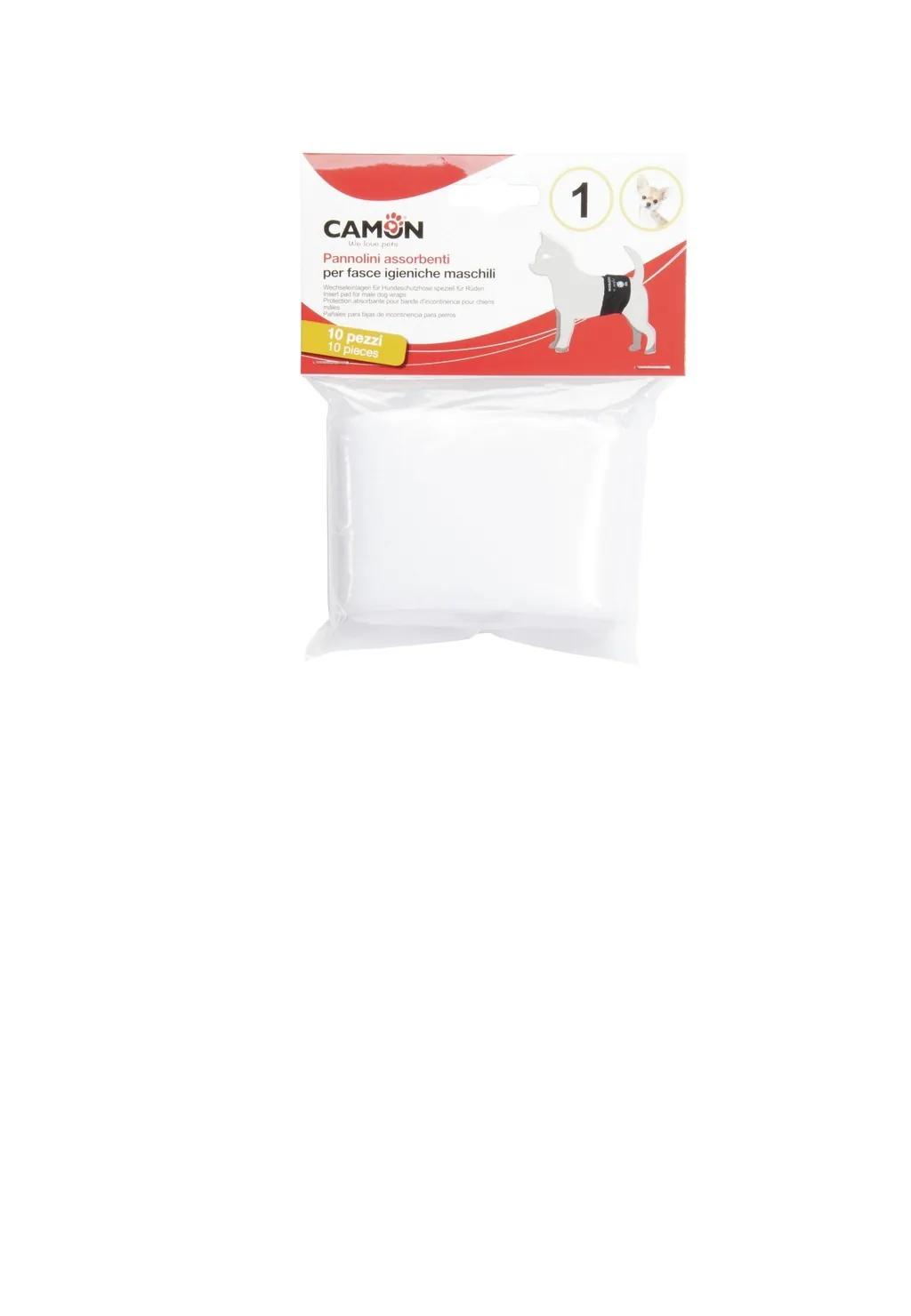 Pannolini per fascia igienica cani maschi tg 5 x 8 pz