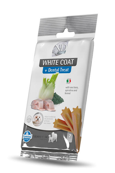 Nd dog snack white spigola spirulina e riso adult medio maxi 110 gr