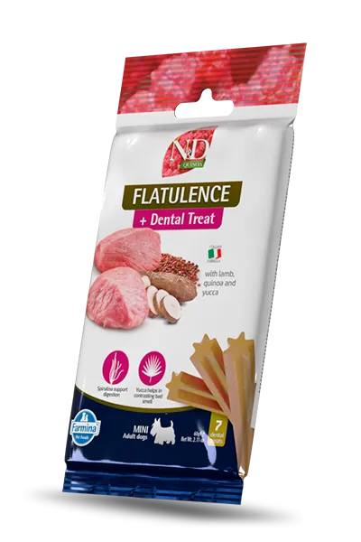 Nd dog snack quinoa flatulence adult mini 60 gr