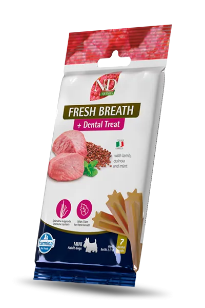Nd dog snack quinoa fresh breathe adult mini 60 gr