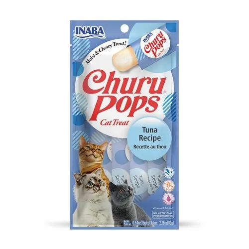 Churu pops cat snack tonno 4 x 15 gr
