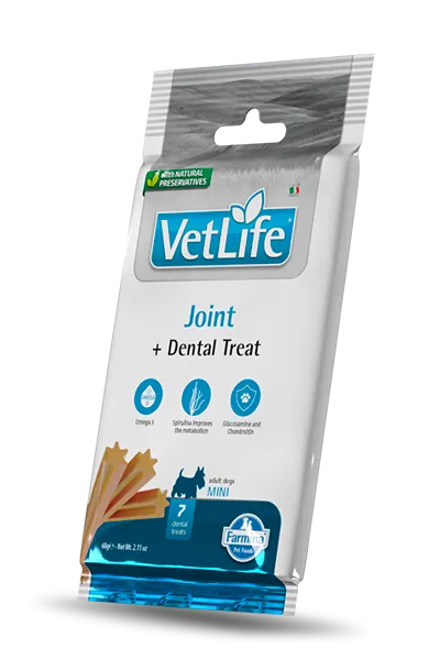Vet life dog snack joint adult mini 60 gr