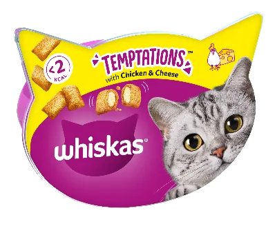 Whiskas temptations pollo 60 gr