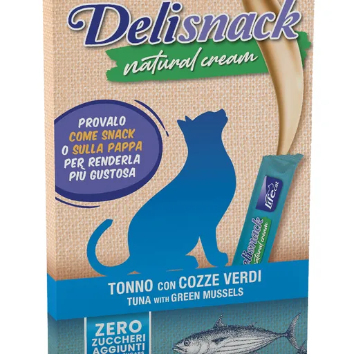 Life cat natural cream tonno 6 x 15 gr