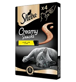 Sheba creamy snack pollo 4 x 12 gr
