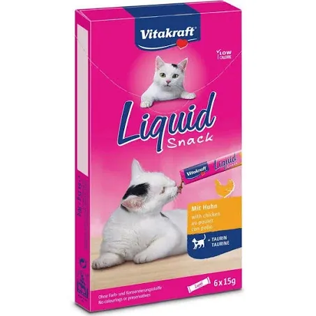 Vk cat snacks liquid pollo