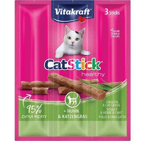 Vk cat stick mini pollo e erba gatta 3 x 18 gr