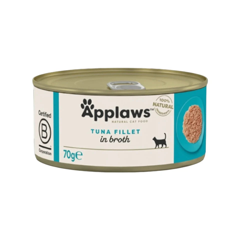 Applaws Gatto Filetti Di Tonno Lattina 70 Gr 24x