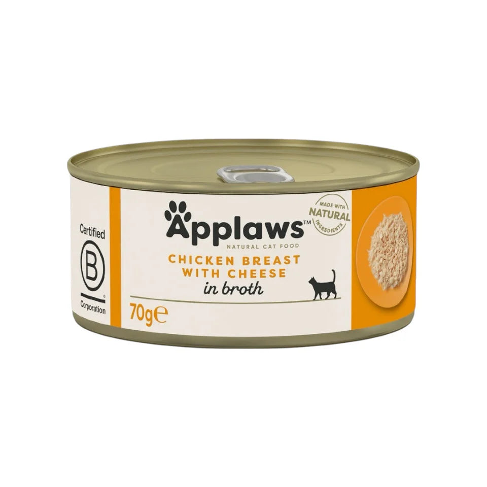 Applaws Gatto Petto Di Pollo E Formaggio Lattina 70 Gr 24x