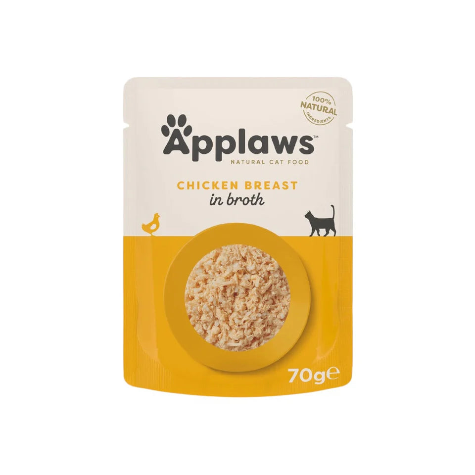 Applaws Gatto Petto Di Pollo In Brodo Bustina 70 Gr 12x